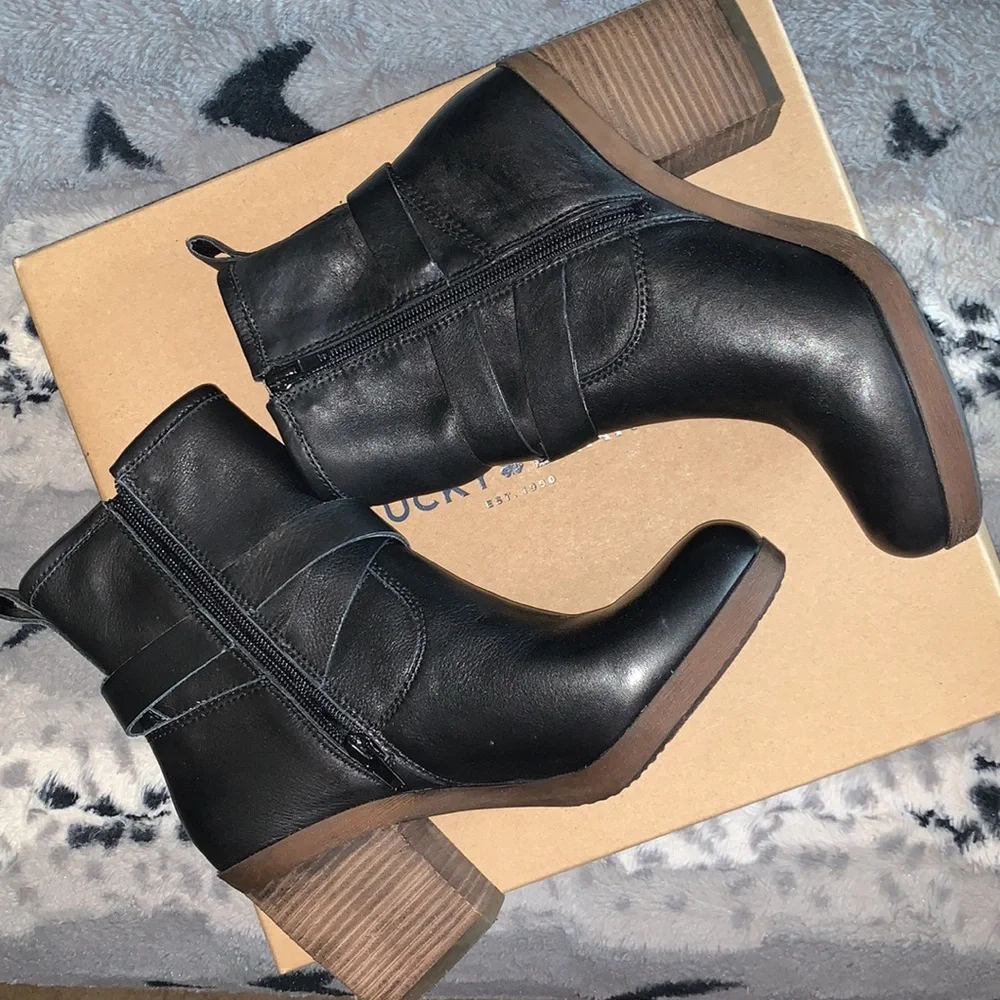 Lucky Brand LK-ORENZO Leather Boots — 8M — NWT - Picture 11 of 15